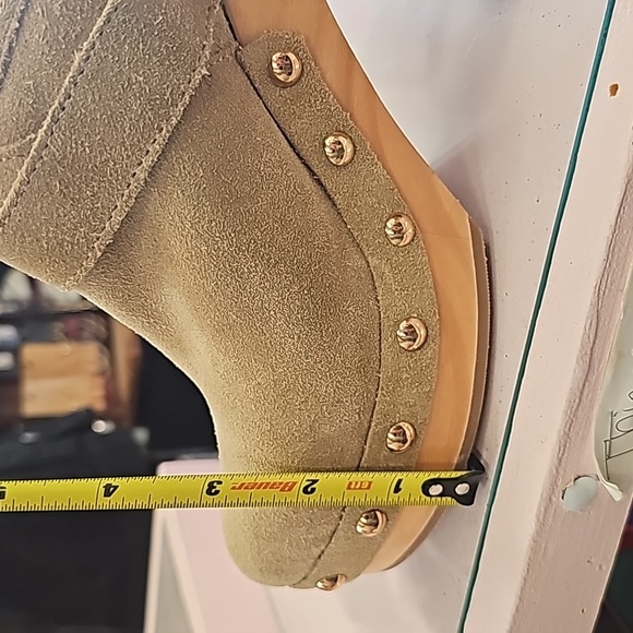 Suede, mules, clogs, shoes, vintage, y2k, casual, school, streetwear,  clean - Picture 12 of 12